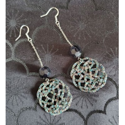 【金沢水引】NICO　ピアス　ブラック【1677107】