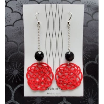 【金沢水引】NICO　ピアス　レッド【1677098】