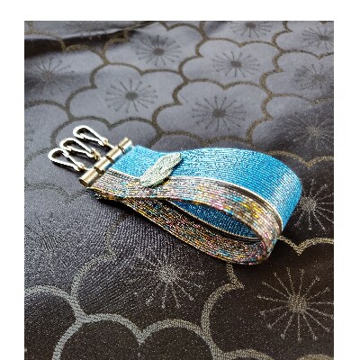 水引　三連キーホルダー(BB)【1234282】