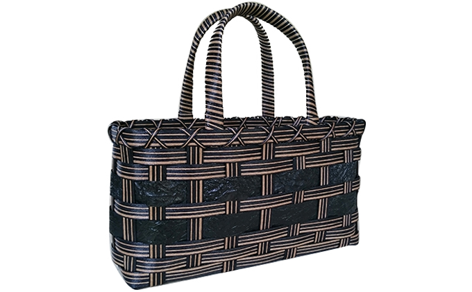 手漉和紙つづりバック ファッション ファッション小物 女性用 レディース 男性用 メンズ カバン 小物 普段使い デイリー使い 丈夫 軽い 和風 和テイスト 荷物入れ 持ち運び 黒 ブラック