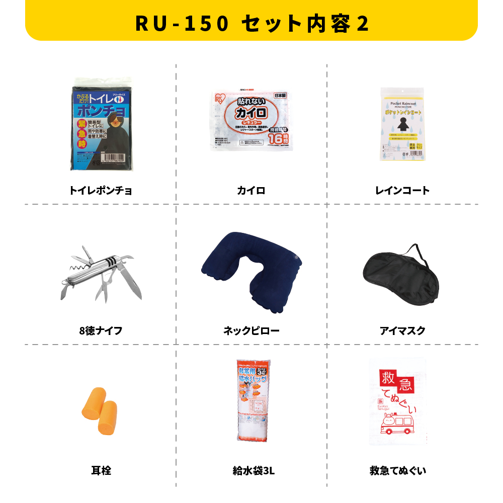 エマージェンシーリュック27点セット 防災セット 災害対策