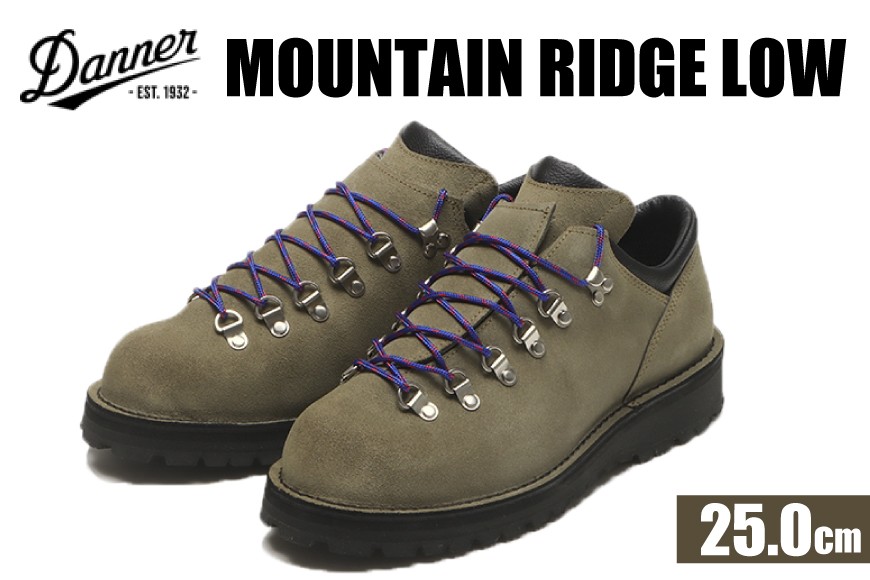 DANNER 紳士靴 マウントリッヂ ロー KHAKI【25.0cm】 [STUMPTOWN渋谷店 石川県 志賀町 sk17jkf70293-2] 靴 くつ レザー 革 軽量 カーキ