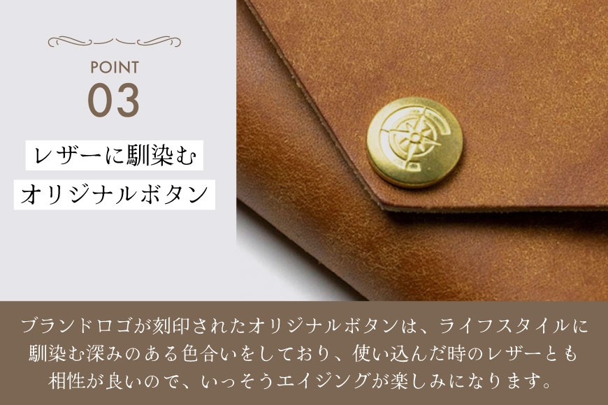 長財布 レディース オリーブ [FUCHA 石川県 志賀町 CJ5013-g] Long Wallet III イタリアンレザー プエブロレザー ハンドメイド 手縫い 革製品 本革
