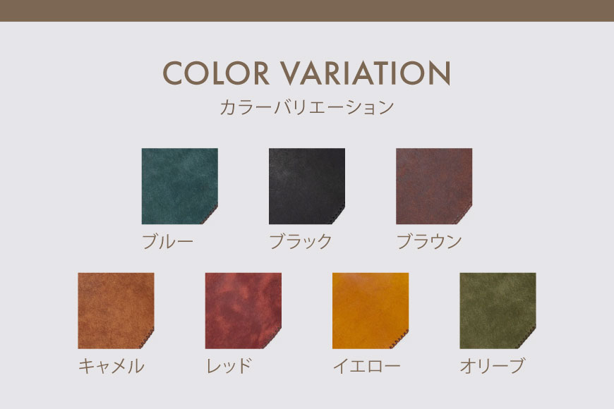 二つ折り財布 キャメル [FUCHA 石川県 志賀町 CJ5008-d] Half Wallet イタリアンレザー プエブロレザー ハンドメイド 手縫い 革製品 本革