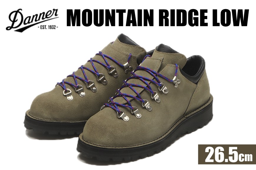 DANNER 紳士靴 マウントリッヂ ロー KHAKI【26.5cm】 [STUMPTOWN渋谷店 石川県 志賀町 sk17jkf70293-5] 靴 くつ レザー 革 軽量 カーキ