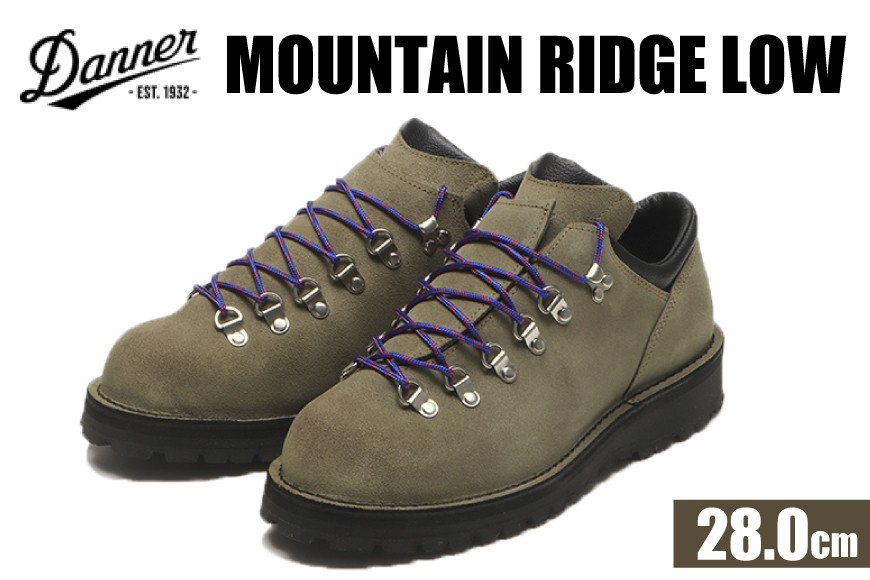 DANNER 紳士靴 マウントリッヂ ロー KHAKI【28.0cm】 [STUMPTOWN渋谷店 石川県 志賀町 sk17jkf70293-8] 靴 くつ レザー 革 軽量 カーキ