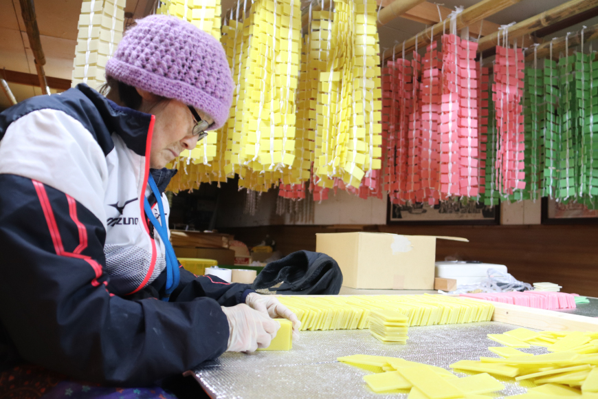 能登志賀かきもち 7袋入1箱 [能登志賀かきもち 石川県 志賀町 AV4108] お菓子 菓子 和菓子 かき餅 柿餅 手づくり