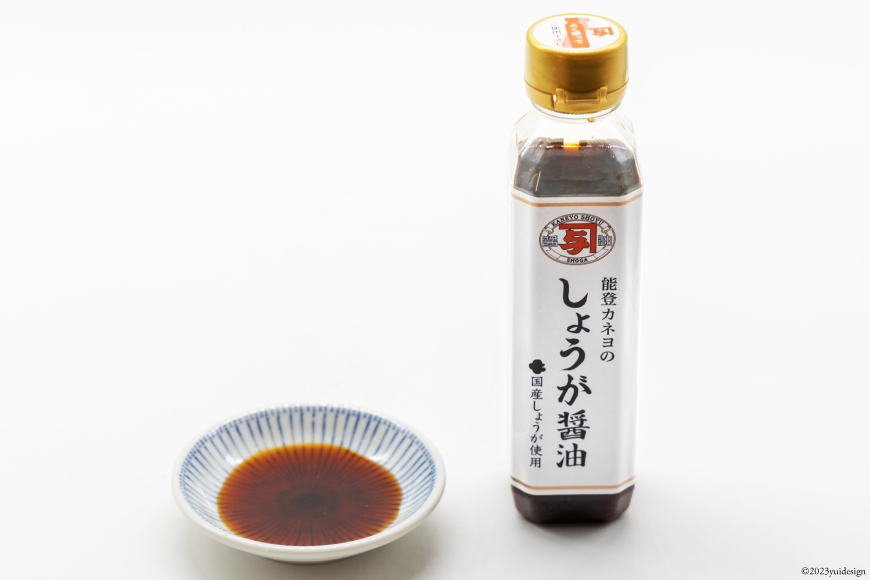 能登 カネヨの簡単かけるだけセット [カネヨ醤油 石川県 志賀町 AG4129] 醤油 しょうゆ ゆずポン酢醤油 にんにく醤油 しょうが醤油