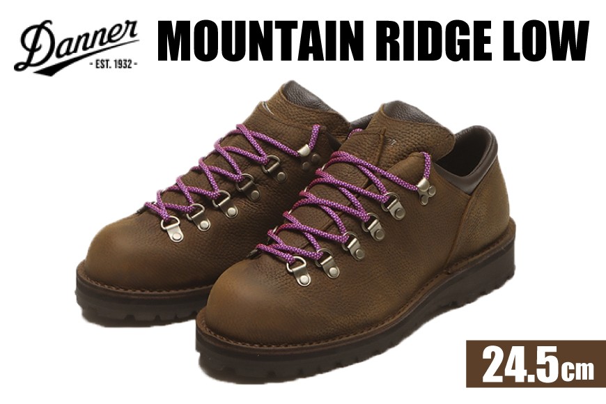 DANNER 紳士靴 マウントリッヂ ロー BROWN ブラウン【24.5cm】 [STUMPTOWN渋谷店 石川県 志賀町 sk17jkf70291-1] 靴 くつ レザー 革 軽量 ブラウン