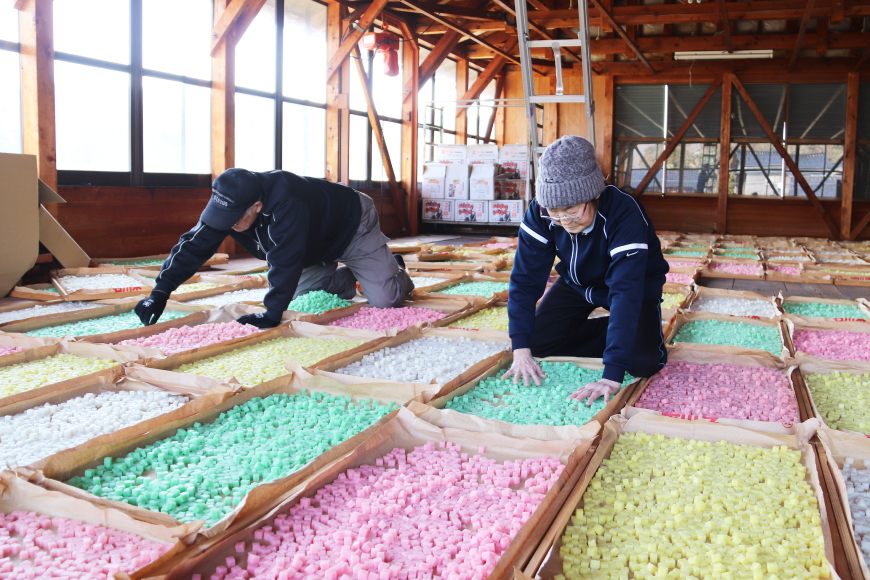 能登志賀あられ 5袋入1箱 [能登志賀かきもち 石川県 志賀町 AV4112] お菓子 菓子 和菓子 あられ 志賀あられ 手づくり