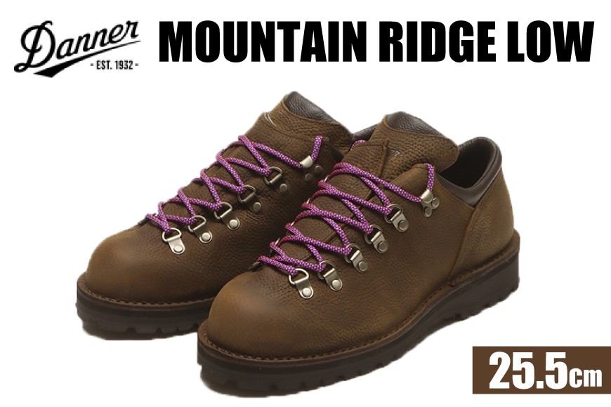 DANNER 紳士靴 マウントリッヂ ロー BROWN ブラウン【25.5cm】 [STUMPTOWN渋谷店 石川県 志賀町 sk17jkf70291-3] 靴 くつ レザー 革 軽量 ブラウン