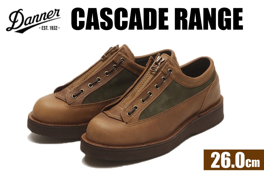 DANNER 紳士靴 カスケードレンジ ブラウン【26.0cm】 [STUMPTOWN渋谷店 石川県 志賀町 sk17jkf70290-4] 靴 くつ レザー 革 紳士