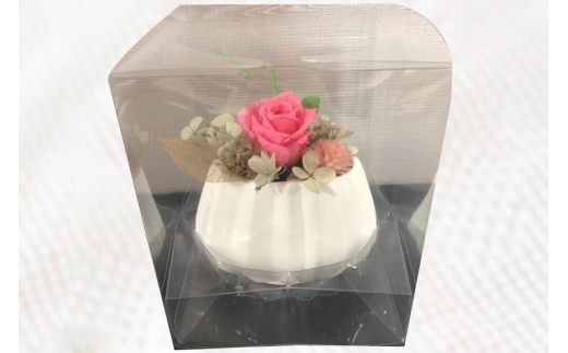 花 プリザーブドフラワー アレンジ スモール ばら1輪 紫陽花 など [littleprincess 石川県 宝達志水町 38601339] お花 プリザーブド フラワー ギフト インテリア 観賞用 小物 お花 花束 長期保存 バラ 薔薇 あじさい