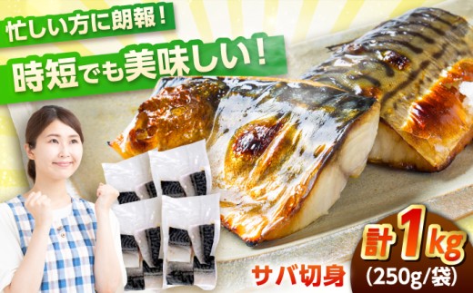 ノルウェー産 塩サバ 切り身 1kg（250g×4袋） 若狭小浜加工 あえて骨付き 鯖 さば サバ 小浜市 / まるほ商店 【配送不可地域：北海道・沖縄・離島】 [BFCS013]
