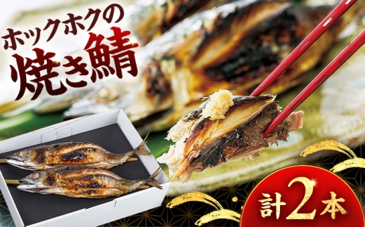 田村長の焼き鯖セット（大）　2本 【配送不可地域：離島】 小浜市 / 田村長 [BFBV005]