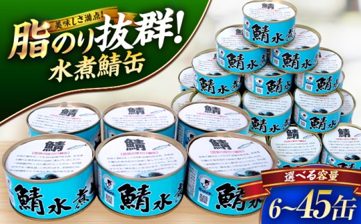 若狭の鯖水煮缶詰 45缶セット [BFBS007]