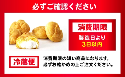 【3回定期便】シュークリーム ダブルクリーム ラップシュー 6個入り / 洋菓子 お菓子 スイーツ 個包装 【配送不可地域：北海道、北東北（秋田、青森、岩手）、九州、沖縄、離島】 小浜市 / 志保重 [BFBF014]