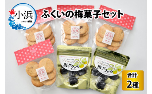 ふくいの梅菓子セット（福井の蜜梅クッキーと梅グラッセセミドライタイプ） [BFAU002]