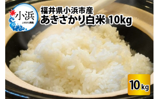 【令和6年産】 福井県産 あきさかり 白米 10kg 若狭の恵 | 米 お米 コメ こめ 白米 精米 10キロ 令和6年度産 [BFAG014]