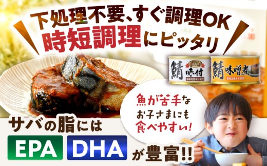 鯖缶詰 12缶 詰め合わせD 180g×12缶 本醸造醤油仕立て 生姜 味噌煮 / サバ缶 鯖缶 さば缶 鯖 サバ さば 小浜市 / 福井缶詰 [BFAB059]
