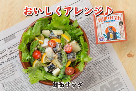 MADE IN OBAMA 強健サバ缶 アマニ油入り 8缶セット [BFAB040]