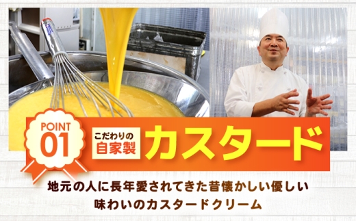 【4回定期便】シュークリーム ダブルクリーム ラップシュー 6個入り / 洋菓子 お菓子 スイーツ 個包装 【配送不可地域：北海道、北東北（秋田、青森、岩手）、九州、沖縄、離島】 小浜市 / 志保重 [BFBF015]