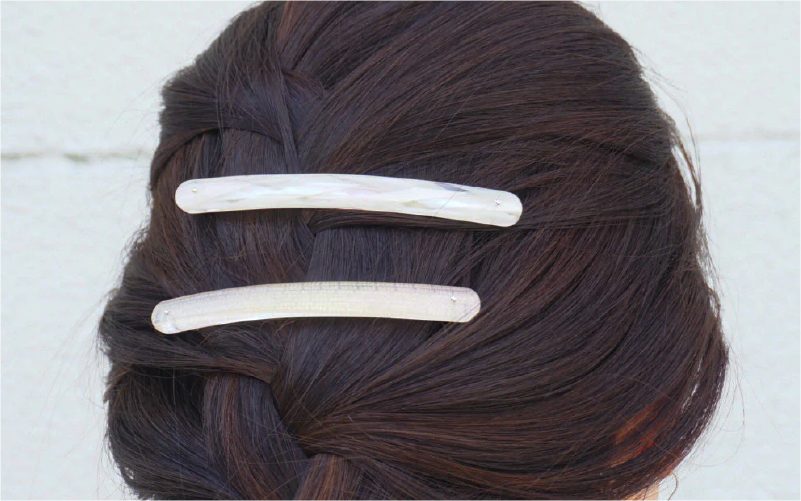 ＜KISSO＞Barrette　ホワイト