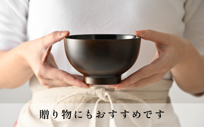 2種の塗りが珍しい特別なお椀「漆琳堂の内塗り椀」/ 黄×赤