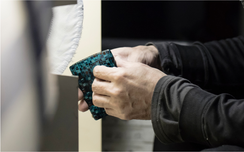 ＜KISSO＞sabae靴べら　megane　ホワイト