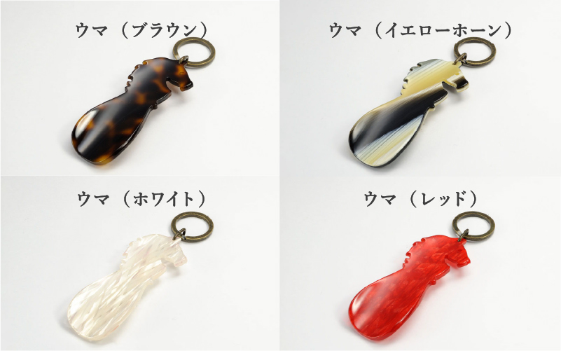 ＜KISSO＞sabae靴べら　horse　ホワイト