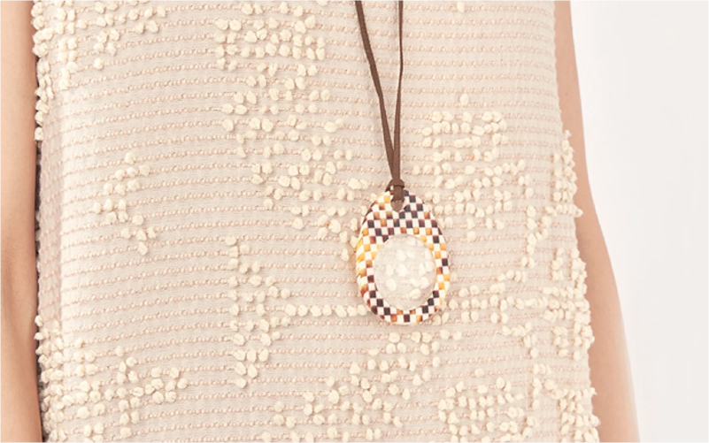 ＜KISSO＞Pendant Loupe_egA イエローホーン