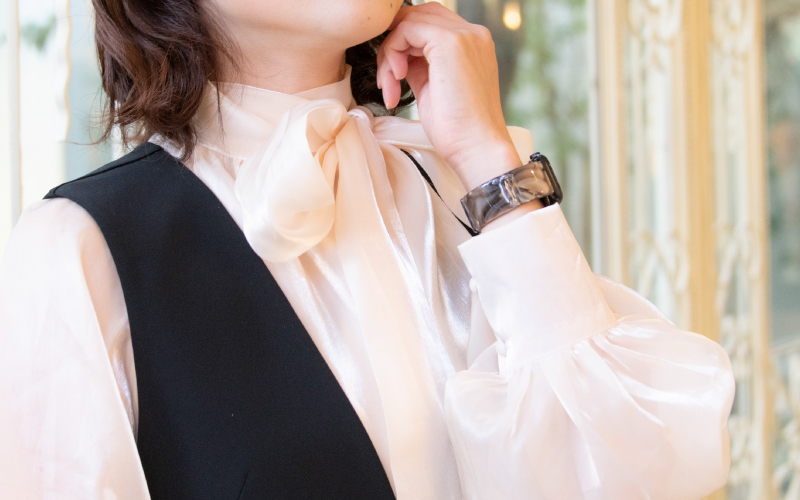 Apple Watch（アップルウォッチ）専用バンド 「Air bangle（エアバングル）」グレーマーブル（Series10/11　46モデル）