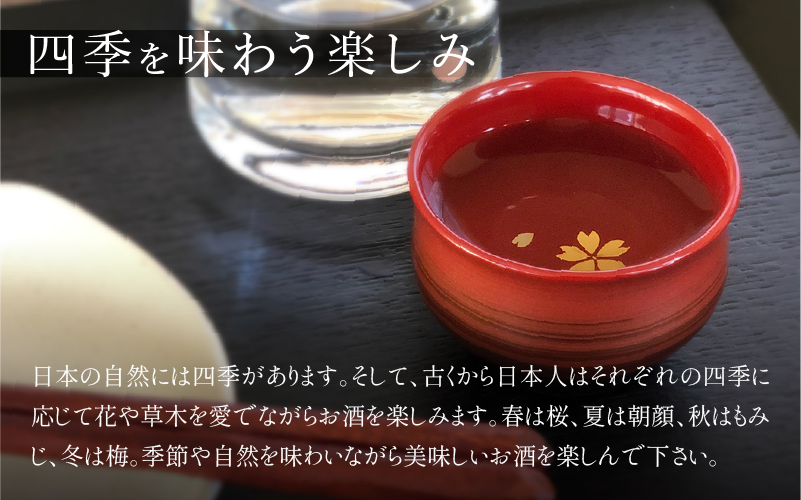 つぼみ ぐい呑み 四季コレクション 梅