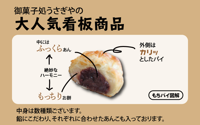 御菓子処 うさぎや もちパイ