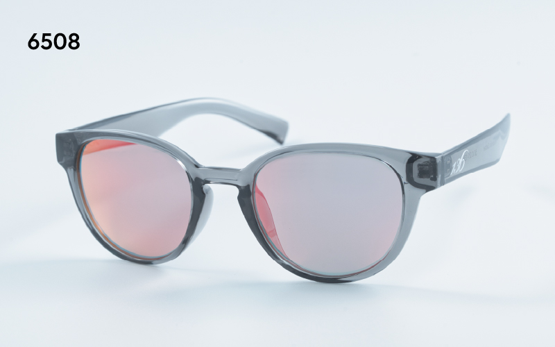 鯖江で作るガラス偏光サングラス 136-Glass VARUNA ガーネットミラー/グレー	