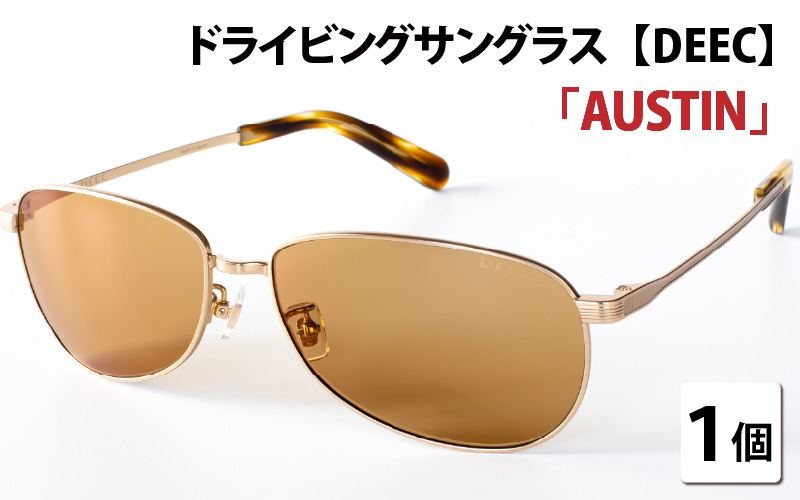 ドライビングサングラス 『DEEC AUSTIN』?フレーム／マットゴールド,　レンズ／ブラウン