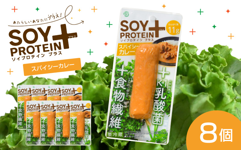 SOY PROTEIN＋ ソイプロテインプラス バータイプ 8個 / スパイシーカレー