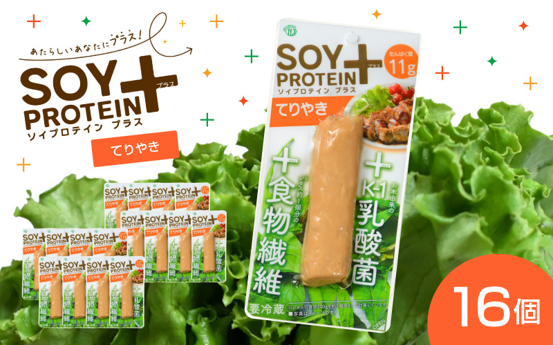 SOY PROTEIN＋ ソイプロテインプラス バータイプ 16個 / てりやき