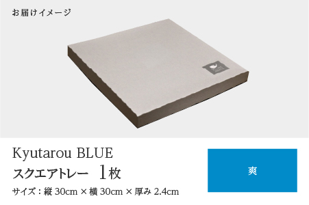 Kyutarou BLUE　スクエアトレー　爽