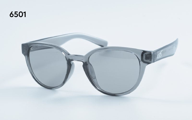 鯖江で作るガラス偏光サングラス 136-Glass VARUNA ライトグレー/グレー