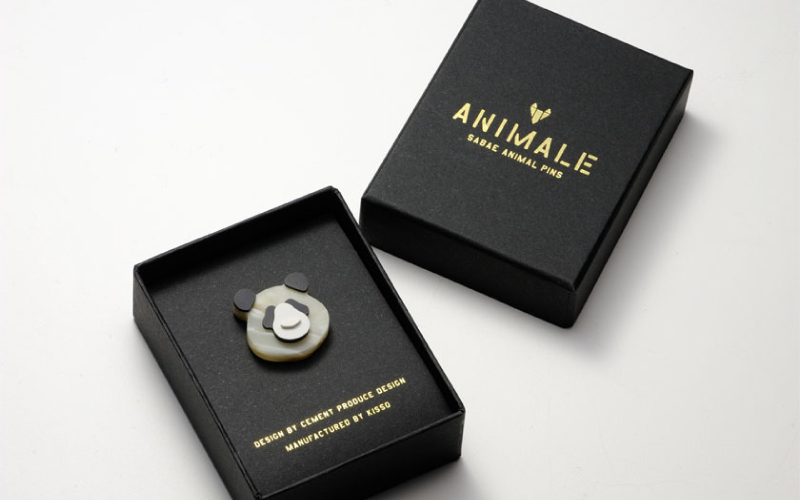 めがね素材で作る『ANIMALE（アニマーレ）Sabae アニマルピンズ』 パンダ 