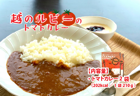 鯖江市産 原木乾燥椎茸「越のてまり」& 越のルビーのトマトカレーセット