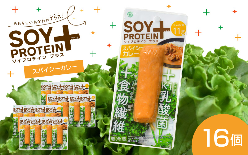 SOY PROTEIN＋ ソイプロテインプラス バータイプ 16個 / スパイシーカレー