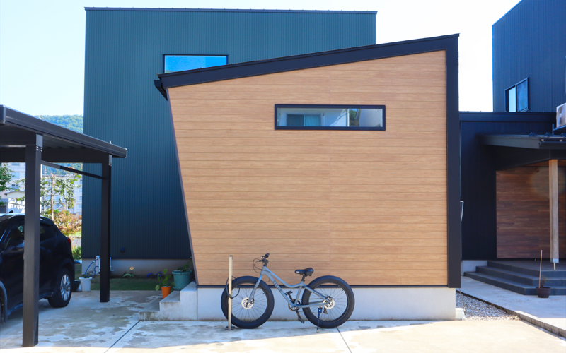 ファットバイクサイクルスタンド/屋外アルミ製1台用 3インチ / ステンカラー