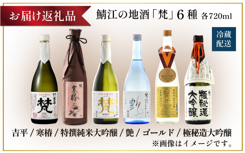 【ふるさと納税】【鯖江の銘酒を贅沢に飲み比べ】【先行予約】【限定120セット】【2025年2月10日～順次発送】世界の梵 日本酒6種飲み比べ