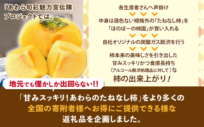 【先行予約】【訳あり】【2026年10月下旬～11月中旬に発送】甘みすっきり！あわらのたねなし柿 約3.5kg（18個入）（ご家庭用） ／ 果物 フルーツ かき 種なし  産地直送 期間限定 ※2026年10月下旬～11月中旬に発送予定 [aw031-a006_10]