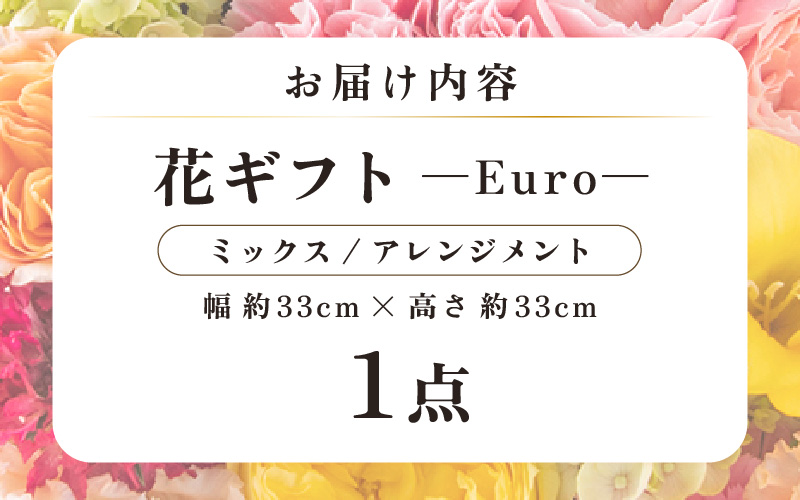 気分を変える花ギフト Euro(アレンジメント・ミックス) [aw062-c003_01]