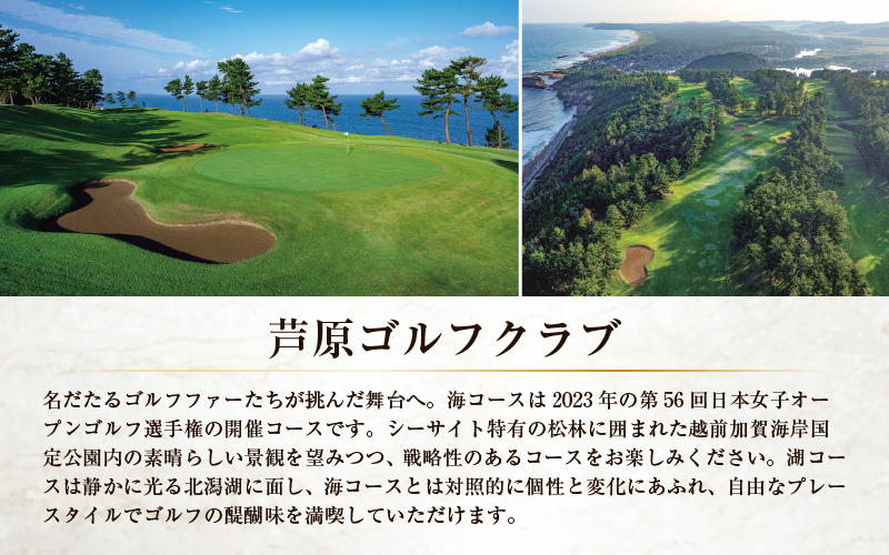 福井県あわら市内ゴルフ場共通利用券 3,000円分 / ゴルフ場利用券 福井県 あわら市 福井国際カントリークラブ ジャパンセントラルゴルフ倶楽部 越前カントリークラブ 芦原ゴルフクラブ [aw127-a001]