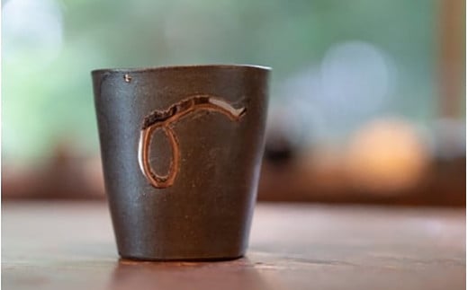 【青ノ木窯】銀彩フリーカップ [aw008-a003]