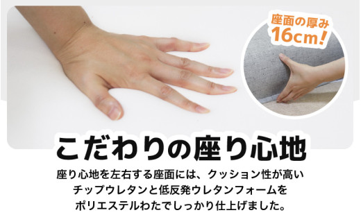 【ブラック】ソファみたいな座椅子 ニーノ 1人掛け [aw055-c002_01]